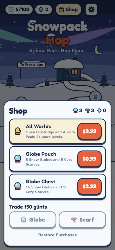 The shop: All Worlds, Globe Pouch and Globe Chest